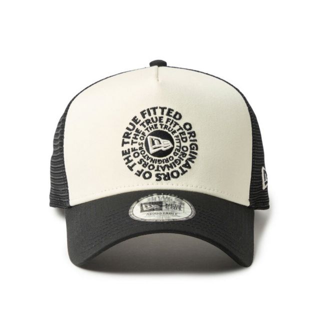 ニューエラ キャップ 9FORTY A-Frame トラッカー Circle OOTTF 14744943 14744944 メッシュキャップ サークルロゴ 帽子 サイズ調整 メンズ レディース NEW ERA 正規品 940AFTR CIRCLE OOTTF 261 (260321)
