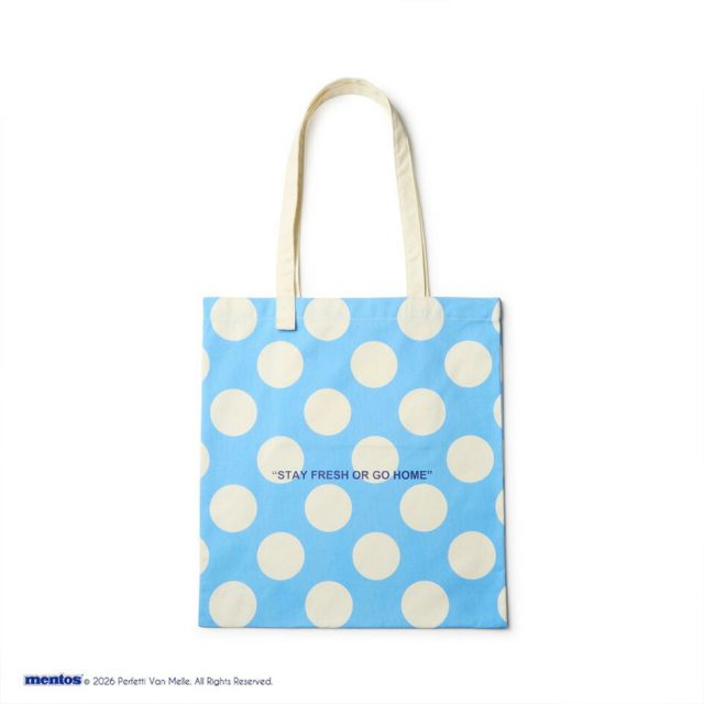 ニューエラ トートバッグ mentos メントス コラボ NEW ERA 14863718 ツイル トートバッグ メンズ レディース バッグ A4 通学 通勤 旅行 コットン TWILL TOTE MENTOS  (260321)