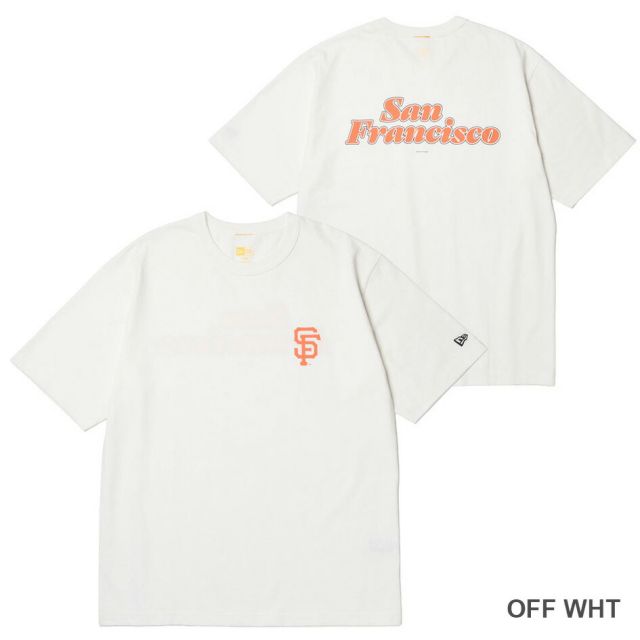 ニューエラ ミンナノ  Tシャツ 半袖 メンズ レディース GORO MIN-NANO 中津川吾郎氏ディレクションモデル  サンフランシスコ・ジャイアンツ 14880330 14880331 ウォッシュドコットン MLB NEW ERA SS WAS CT TEE GORO  (260321)