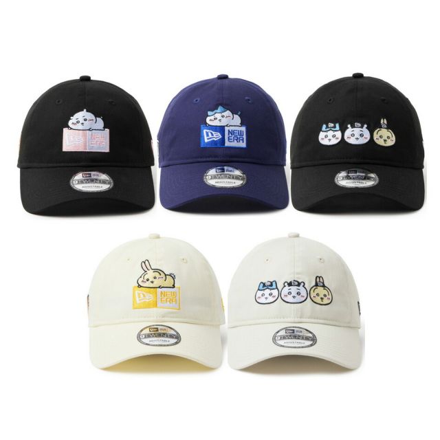 ニューエラ NEW ERA 9TWENTY CHIIKAWA キャップ メンズ レディース ちいかわ コラボ 帽子 カジュアル ストリート サイズ調整可能 コットンキャップ ユニセックス 920 ML (260313)