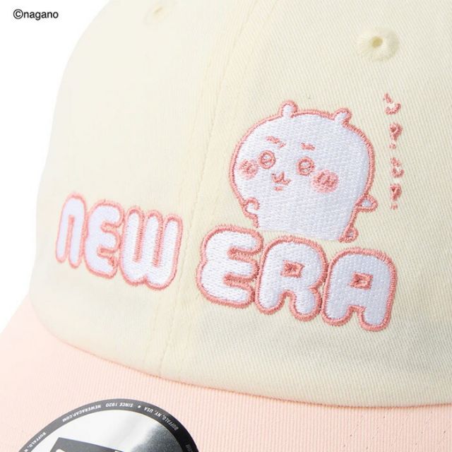 ニューエラ キャップ カジュアルクラシック ちいかわ NEW ERA CC 2TONE CHIIKAWA クロームホワイト ダスティローズ 14864504 帽子 メンズ レディース ユニセックス サイズ調整 キャラクター コラボ (260313)