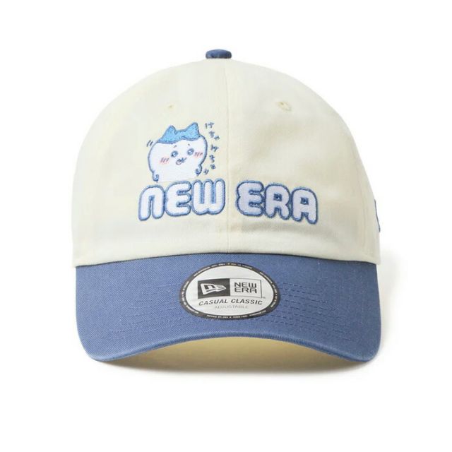 ニューエラ キャップ カジュアルクラシック ちいかわ NEW ERA CC 2TONE CHIIKAWA クロームホワイト ダスティローズ 14864504 帽子 メンズ レディース ユニセックス サイズ調整 キャラクター コラボ (260313)