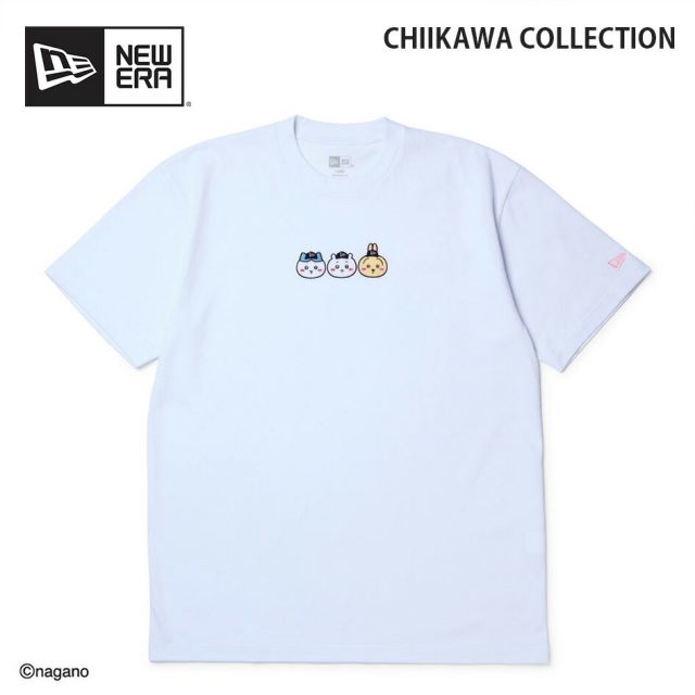 ニューエラ 半袖 Tシャツ ちいかわ NEW ERA SS CT TEE CHIIKAWA ホワイト 14864556 メンズ レディース ユニセックス カットソー キャラクターTシャツ ハチワレ うさぎ キャラT コラボ メール便 (260313)