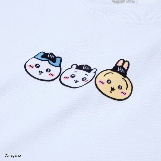 ニューエラ 半袖 Tシャツ ちいかわ NEW ERA SS CT TEE CHIIKAWA ホワイト 14864556 メンズ レディース ユニセックス カットソー キャラクターTシャツ ハチワレ うさぎ キャラT コラボ メール便 (260313)