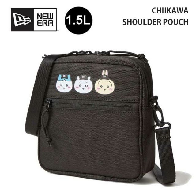 ニューエラ スクエアショルダーポーチ ちいかわ NEW ERA SQ SHOULDER POUCH CHIIKAWA 14864480 1.5L ハチワレ うさぎ ブラック ミニショルダーバッグ メンズ レディース ユニセックス バッグ 小物入れ (260313)