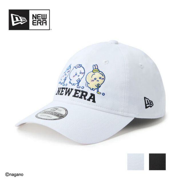 ニューエラ ロングバイザー ちいかわ キャップ NEW ERA 9TWENTY 14864489 ニューエラゴルフ GFW 920LV CHIIKAWA ブラック 帽子 メンズ レディース ユニセックス ゴルフキャップ サイズ調整 (260313)