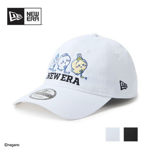 ニューエラ ロングバイザー ちいかわ キャップ NEW ERA 9TWENTY 14864489 ニューエラゴルフ GFW 920LV CHIIKAWA ブラック 帽子 メンズ レディース ユニセックス ゴルフキャップ サイズ調整 (260313)