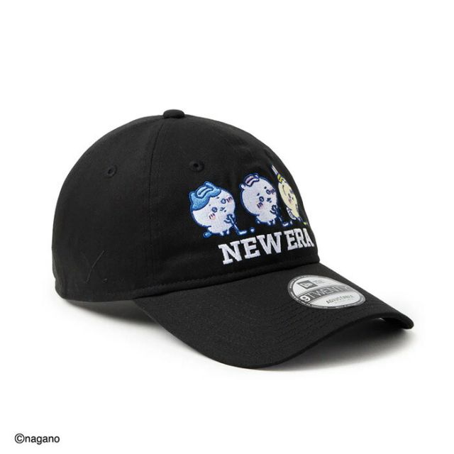 ニューエラ ロングバイザー ちいかわ キャップ NEW ERA 9TWENTY 14864489 ニューエラゴルフ GFW 920LV CHIIKAWA ブラック 帽子 メンズ レディース ユニセックス ゴルフキャップ サイズ調整 (260313)