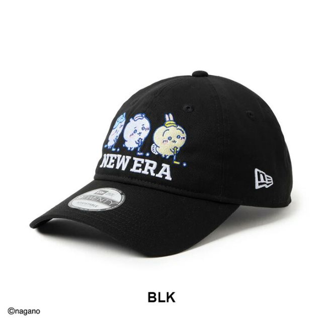 ニューエラ ロングバイザー ちいかわ キャップ NEW ERA 9TWENTY 14864489 ニューエラゴルフ GFW 920LV CHIIKAWA ブラック 帽子 メンズ レディース ユニセックス ゴルフキャップ サイズ調整 (260313)