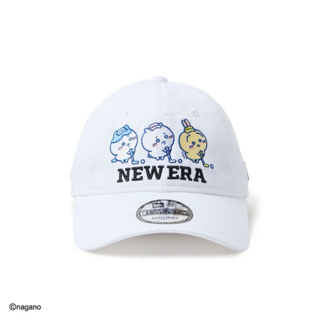 ニューエラ ロングバイザー ちいかわ キャップ NEW ERA 9TWENTY 14864489 ニューエラゴルフ GFW 920LV CHIIKAWA ブラック 帽子 メンズ レディース ユニセックス ゴルフキャップ サイズ調整 (260313)