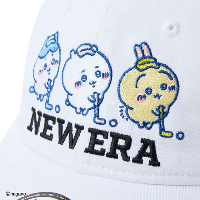 ニューエラ ロングバイザー ちいかわ キャップ NEW ERA 9TWENTY 14864489 ニューエラゴルフ GFW 920LV CHIIKAWA ブラック 帽子 メンズ レディース ユニセックス ゴルフキャップ サイズ調整 (260313)