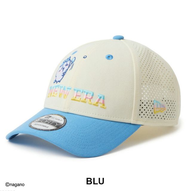 ニューエラ キャップ ちいかわ ユニセックス NEW ERA 9FORTY ハチワレ GFW 940 LP CRM PNK Q 14864486 ニューエラゴルフ 帽子 メンズ レディース クロスストラップ サイズ調整 ゴルフキャップ (260313)