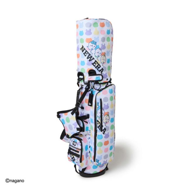 ニューエラ キャディバッグ ちいかわ スタンド式 NEW ERA GF STAND CADDIE BAG CHIIKAWA 14864491 ニューエラゴルフ  9型 48インチ対応 ハチワレ うさぎ ゴルフバッグ メンズ レディース ゴルフ用品 (260313)