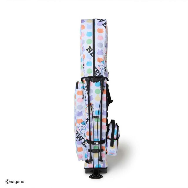 ニューエラ キャディバッグ ちいかわ スタンド式 NEW ERA GF STAND CADDIE BAG CHIIKAWA 14864491 ニューエラゴルフ  9型 48インチ対応 ハチワレ うさぎ ゴルフバッグ メンズ レディース ゴルフ用品 (260313)