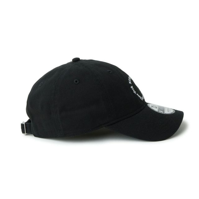 ニューエラ 9TWENTY サークルロゴ キャップ NEW ERA Circle Logo コットン クロスストラップ アジャスタブル ユニセックス ブラック クロームホワイト スノーグレー タウン デイリー 帽子 14745125 14745124 14745123 14745122