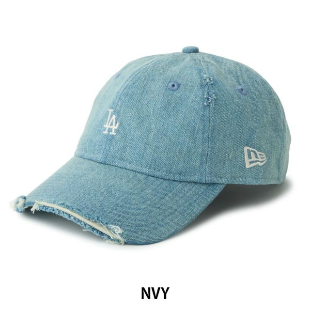 ニューエラ 9TWENTY MLB ダメージドデニム キャップ NEW ERA Damaged Denim ヤンキース ドジャース ヴィンテージ ウォッシュ デニム クロスストラップ ユニセックス 帽子 14745056 14745092 920 LOSDOD DAMAGED