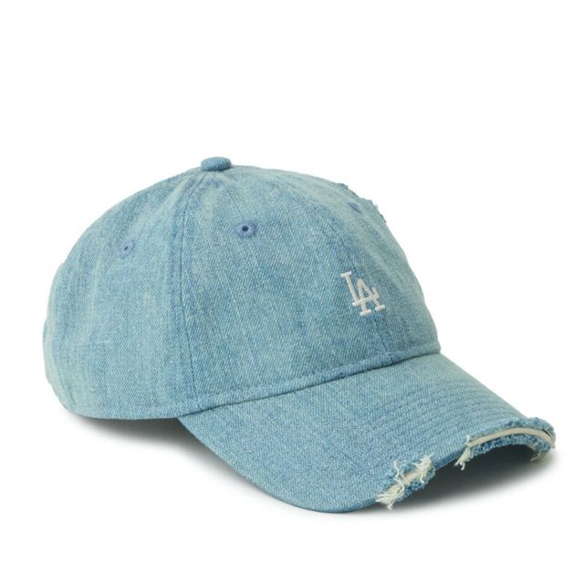 ニューエラ 9TWENTY MLB ダメージドデニム キャップ NEW ERA Damaged Denim ヤンキース ドジャース ヴィンテージ ウォッシュ デニム クロスストラップ ユニセックス 帽子 14745056 14745092 920 LOSDOD DAMAGED