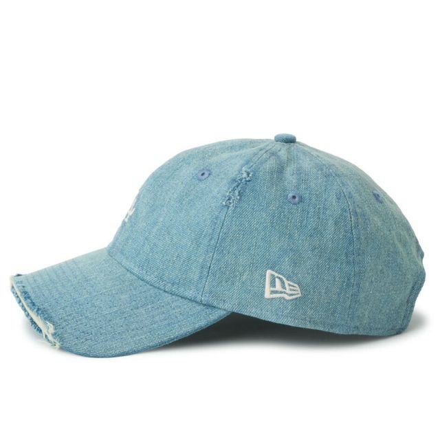 ニューエラ 9TWENTY MLB ダメージドデニム キャップ NEW ERA Damaged Denim ヤンキース ドジャース ヴィンテージ ウォッシュ デニム クロスストラップ ユニセックス 帽子 14745056 14745092 920 LOSDOD DAMAGED