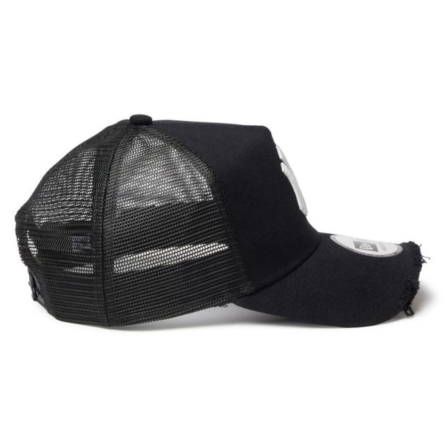 ニューエラ 9FORTY A-Frame トラッカー MLB Damaged Cap ダメージド キャップ NEW ERA ヤンキース ドジャース メッシュ ヴィンテージ デニム ウォッシュド アジャスター 帽子 14744899 14744918 940AFTR DAMAGED