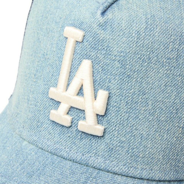ニューエラ 9FORTY A-Frame トラッカー MLB Damaged Cap ダメージド キャップ NEW ERA ヤンキース ドジャース メッシュ ヴィンテージ デニム ウォッシュド アジャスター 帽子 14744899 14744918 940AFTR DAMAGED