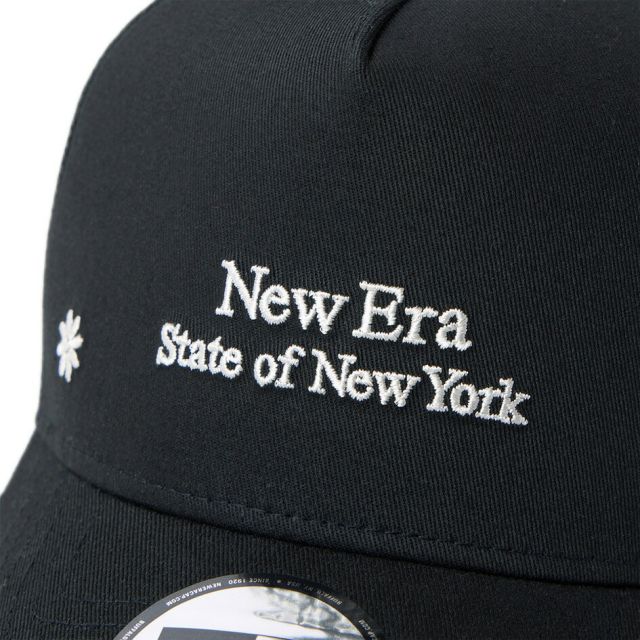 ニューエラ 9FORTY A-Frame トラッカー フラワー エンブロイダリー キャップ NEW ERA Flower Embroidery 花柄 刺繍 メッシュ アジャスタブル ユニセックス カーキ ブラック 春夏 レディース メンズ 14744871 14744872 940AFTR STATE OF NY FLOWER EMB