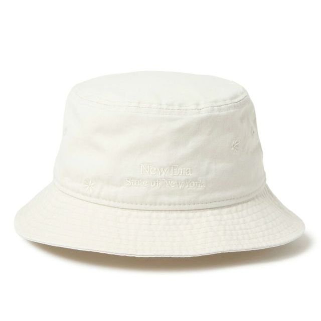 ニューエラ バケット01 フラワー エンブロイダリー バケットハット NEW ERA Bucket01 Flower Embroidery 花柄 刺繍 バケハ 帽子 コットン ユニセックス ブラック カーキ 春夏 レディース メンズ 14744789 14744788 BKT01 STATE OF NY FLOWER EMB