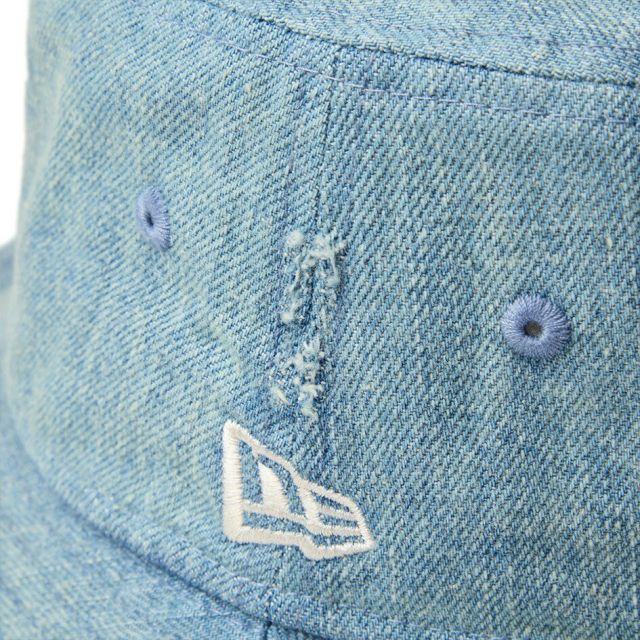 ニューエラ バケット01 MLB ダメージドデニム バケットハット NEW ERA Bucket01 Damaged Denim ヤンキース ドジャース ヴィンテージ ウォッシュ デニム バケハ 帽子 ユニセックス 14744778 14744774 BUCKET01 DAMAGED