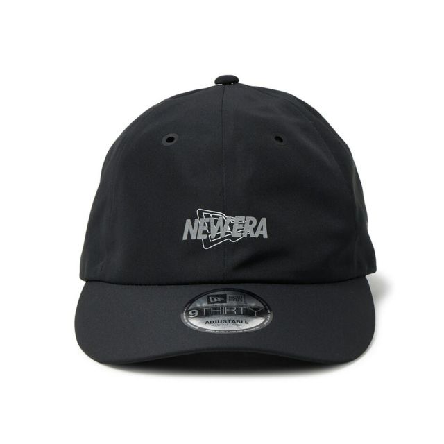 ニューエラ 9THIRTY ノーシーム キャップ NEW ERA No Seam ポリエステル ストレッチ リフレクティブ フラッグロゴ クロスストラップ パフォーマンス ランニング スポーツ ユニセックス ブラック ホワイト 14744679 14744678 PA 930 NO SEAM OVERLAP LOGO メール便