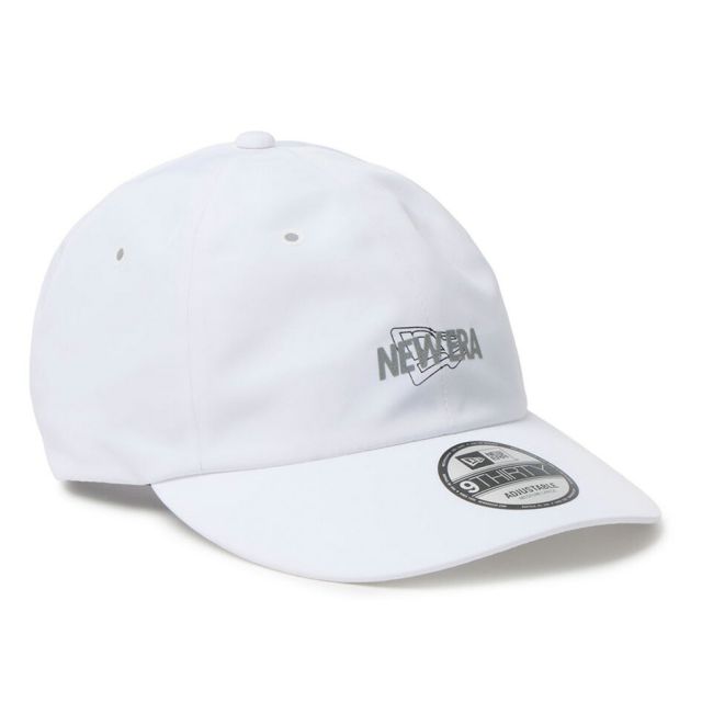 ニューエラ 9THIRTY ノーシーム キャップ NEW ERA No Seam ポリエステル ストレッチ リフレクティブ フラッグロゴ クロスストラップ パフォーマンス ランニング スポーツ ユニセックス ブラック ホワイト 14744679 14744678 PA 930 NO SEAM OVERLAP LOGO メール便