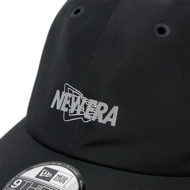 ニューエラ 9THIRTY ノーシーム キャップ NEW ERA No Seam ポリエステル ストレッチ リフレクティブ フラッグロゴ クロスストラップ パフォーマンス ランニング スポーツ ユニセックス ブラック ホワイト 14744679 14744678 PA 930 NO SEAM OVERLAP LOGO メール便