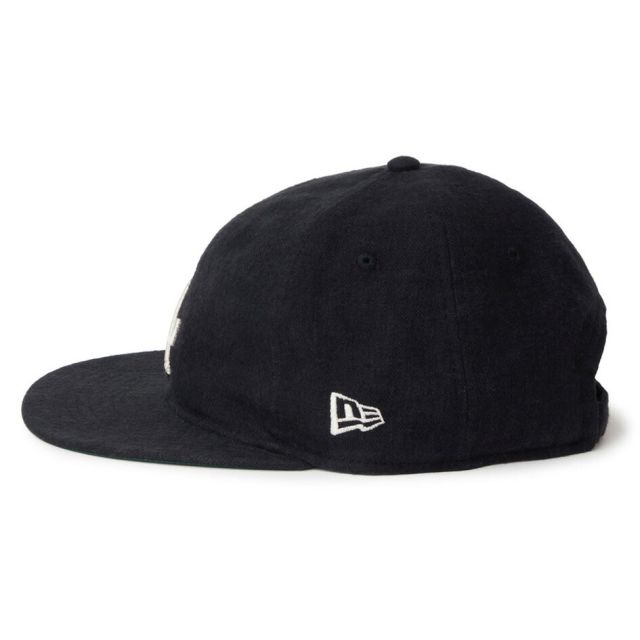 ニューエラ RC 9FIFTY フラットバイザー フレンチリネン クーパーズタウン キャップ NEW ERA French Linen Cooperstown ヤンキース ドジャース MLB リネン 麻 スナップバック ヴィンテージ 経年変化 春夏 帽子 14744667 14744669 RC950 FRENCH LINEN  NAVY Q