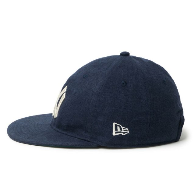 ニューエラ RC 9FIFTY フラットバイザー フレンチリネン クーパーズタウン キャップ NEW ERA French Linen Cooperstown ヤンキース ドジャース MLB リネン 麻 スナップバック ヴィンテージ 経年変化 春夏 帽子 14744667 14744669 RC950 FRENCH LINEN  NAVY Q