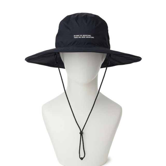ニューエラ アドベンチャー ワイドブリム ハット 15D 3Lナイロン ブラック 14774356 NEW ERA ADVENTURE WIDE BRIM 日本製 SAITOS パッカブル 耐水 透湿 抗菌 ユニセックス アウトドア 登山 OD ADV WB 3L NYLON  (260529)