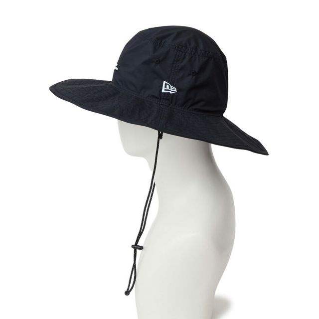 ニューエラ アドベンチャー ワイドブリム ハット 15D 3Lナイロン ブラック 14774356 NEW ERA ADVENTURE WIDE BRIM 日本製 SAITOS パッカブル 耐水 透湿 抗菌 ユニセックス アウトドア 登山 OD ADV WB 3L NYLON  (260529)