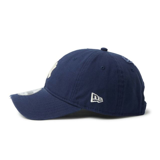 ニューエラ 9TWENTY MLB クーパーズタウン ダメージドダックキャンバス キャップ NEW ERA 14745043 14745073 14745077 ヤンキース ツインズ ドジャース オーシャンサイドブルー ネイビー ブラウンスエード ウォッシュ ヴィンテージ コットン ユニセックス