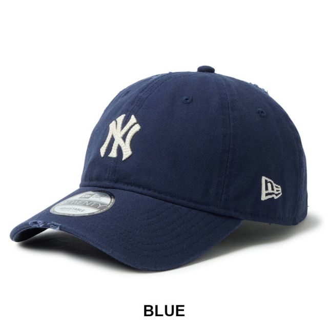 ニューエラ 9TWENTY MLB クーパーズタウン ダメージドダックキャンバス キャップ NEW ERA 14745043 14745073 14745077 ヤンキース ツインズ ドジャース オーシャンサイドブルー ネイビー ブラウンスエード ウォッシュ ヴィンテージ コットン ユニセックス