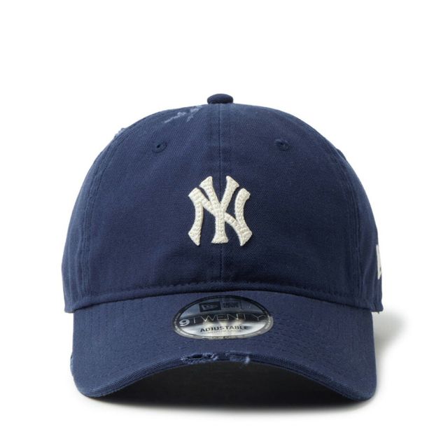 ニューエラ 9TWENTY MLB クーパーズタウン ダメージドダックキャンバス キャップ NEW ERA 14745043 14745073 14745077 ヤンキース ツインズ ドジャース オーシャンサイドブルー ネイビー ブラウンスエード ウォッシュ ヴィンテージ コットン ユニセックス