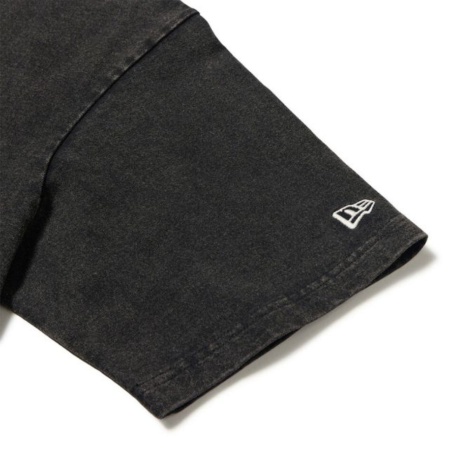 ニューエラ Tシャツ 半袖 NEW ERA 15129306 15129307 ウォッシュドコットン MLB ヤンキース ドジャース ブラック 綿100% リラックスフィット メンズ レディース ユニセックス 大きいサイズ プレゼント ギフト メール便