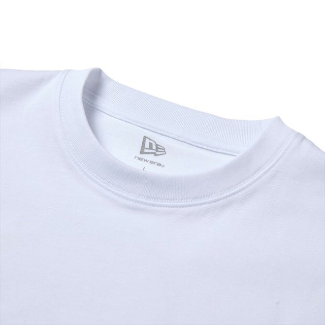 ニューエラ Tシャツ 半袖 NEW ERA 15129308 15129309 オーバーサイズ MLB ヤンキース ドジャース キャップフォト ホワイト ブラック ドロップショルダー メンズ レディース ユニセックス 秋 プレゼント ギフト メール便