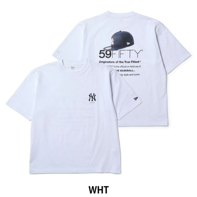 ニューエラ Tシャツ 半袖 NEW ERA 15129308 15129309 オーバーサイズ MLB ヤンキース ドジャース キャップフォト ホワイト ブラック ドロップショルダー メンズ レディース ユニセックス 秋 プレゼント ギフト メール便