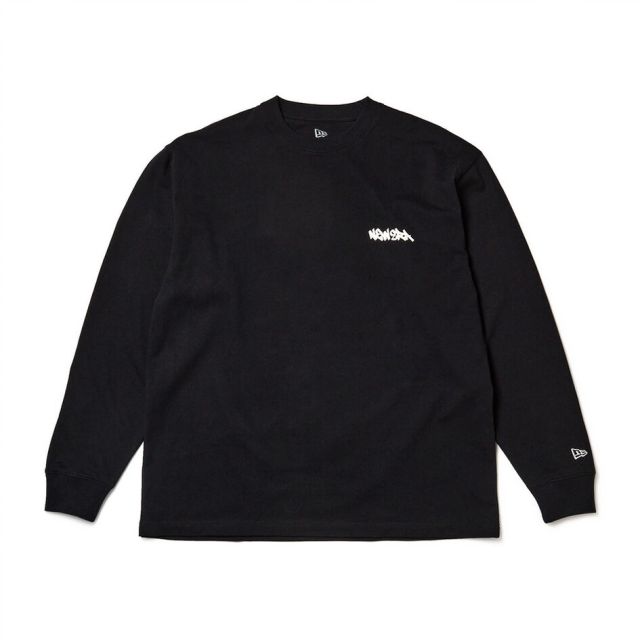 ニューエラ Tシャツ 長袖 NEW ERA 15129363 15129365 15129366 オーバーサイズ ロンT タギングロゴ ホワイト バーントウッド ブラック 8オンス メンズ レディース ユニセックス 秋 冬 プレゼント ギフト