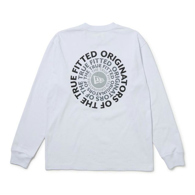 ニューエラ ロンT 長袖 NEW ERA 15129369 15129370 15129371 サークルロゴ OOTTF ホワイト バーントウッド ブラック 8オンス レギュラーフィット メンズ レディース ユニセックス 秋 冬 プレゼント
