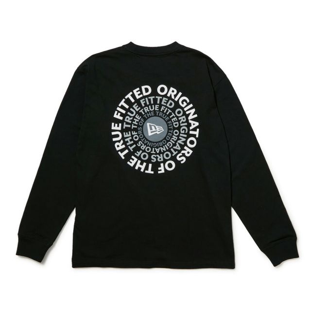 ニューエラ ロンT 長袖 NEW ERA 15129369 15129370 15129371 サークルロゴ OOTTF ホワイト バーントウッド ブラック 8オンス レギュラーフィット メンズ レディース ユニセックス 秋 冬 プレゼント