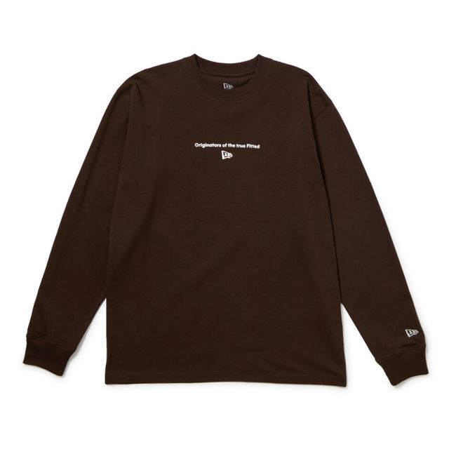 ニューエラ ロンT 長袖 NEW ERA 15129369 15129370 15129371 サークルロゴ OOTTF ホワイト バーントウッド ブラック 8オンス レギュラーフィット メンズ レディース ユニセックス 秋 冬 プレゼント