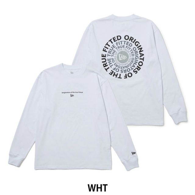 ニューエラ ロンT 長袖 NEW ERA 15129369 15129370 15129371 サークルロゴ OOTTF ホワイト バーントウッド ブラック 8オンス レギュラーフィット メンズ レディース ユニセックス 秋 冬 プレゼント
