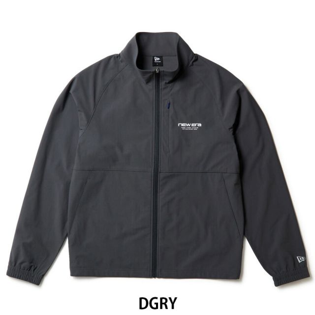 ニューエラ トレーニングジャケット NEW ERA 15135414 15135415 スリム ジャージ ストレッチ 速乾 軽量 セットアップ可 ダークグレー ブラック メンズ レディース ユニセックス スポーツ ジム 秋 冬 プレゼント
