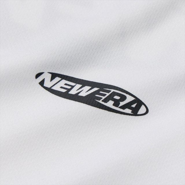 ニューエラ ロンT 長袖 NEW ERA 15135433 15135434 テックTシャツ オーバルロゴ 吸汗速乾 UVカット ポリエステル ホワイト ブラック レギュラーフィット メンズ レディース ユニセックス スポーツ ゴルフ プレゼント