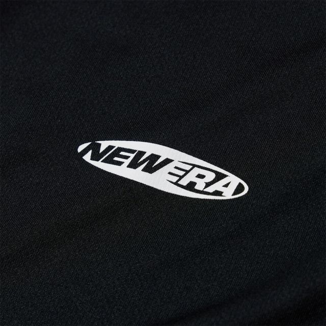 ニューエラ ロンT 長袖 NEW ERA 15135433 15135434 テックTシャツ オーバルロゴ 吸汗速乾 UVカット ポリエステル ホワイト ブラック レギュラーフィット メンズ レディース ユニセックス スポーツ ゴルフ プレゼント