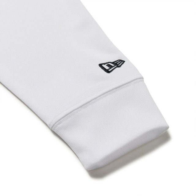 ニューエラ ロンT 長袖 NEW ERA 15135433 15135434 テックTシャツ オーバルロゴ 吸汗速乾 UVカット ポリエステル ホワイト ブラック レギュラーフィット メンズ レディース ユニセックス スポーツ ゴルフ プレゼント