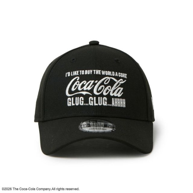 ニューエラ キャップ 9FORTY NEW ERA 15154815 コカコーラ コラボ スナップバック ブラック フリーサイズ サイズ調節 ポリエステル メンズ レディース ユニセックス 帽子 アウトドア プレゼント ギフト